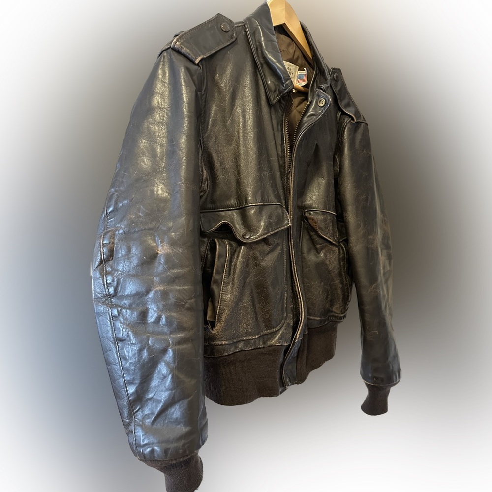 Vintage Leather Schott NYC Flight Jacket